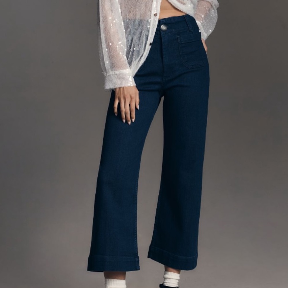 Anthropologie Maeve Colette Cropped Jeans